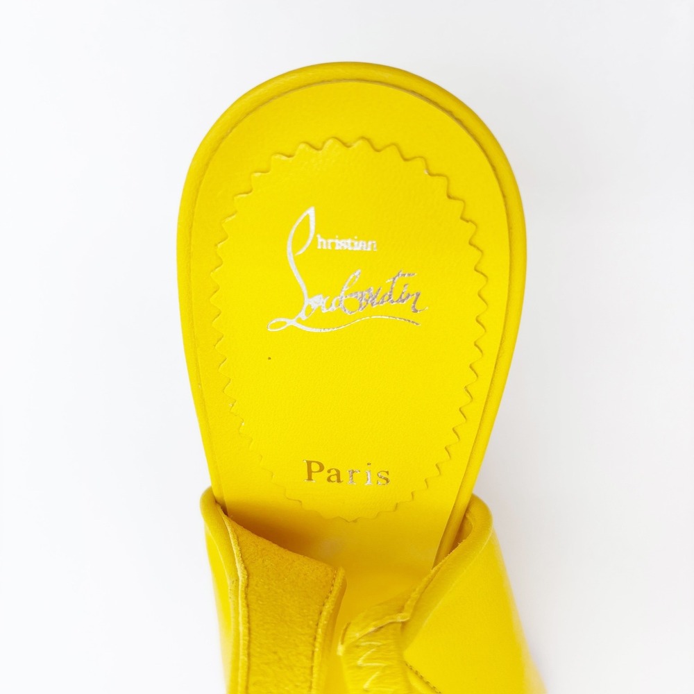 NWB Christian‎ Louboutin Sporty Kate 55mm Slingback Pumps in Pollen Size 38 - Picture 7 of 16